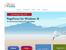 Tablet Screenshot of pagefocus.com